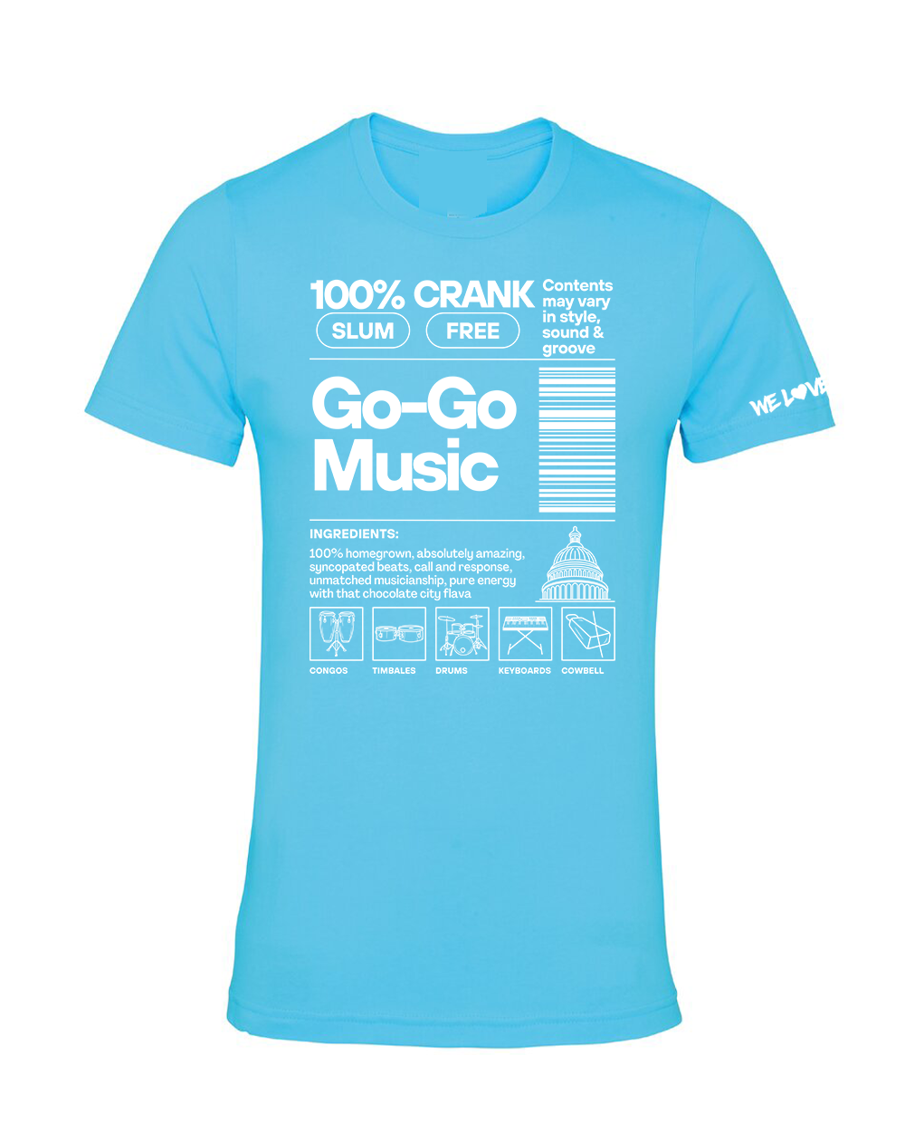 Go-Go Music Ingredients - Tshirt