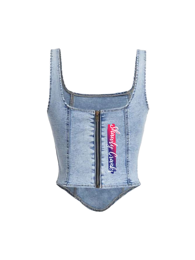 Go-Go Is Life - Denim Tank Top