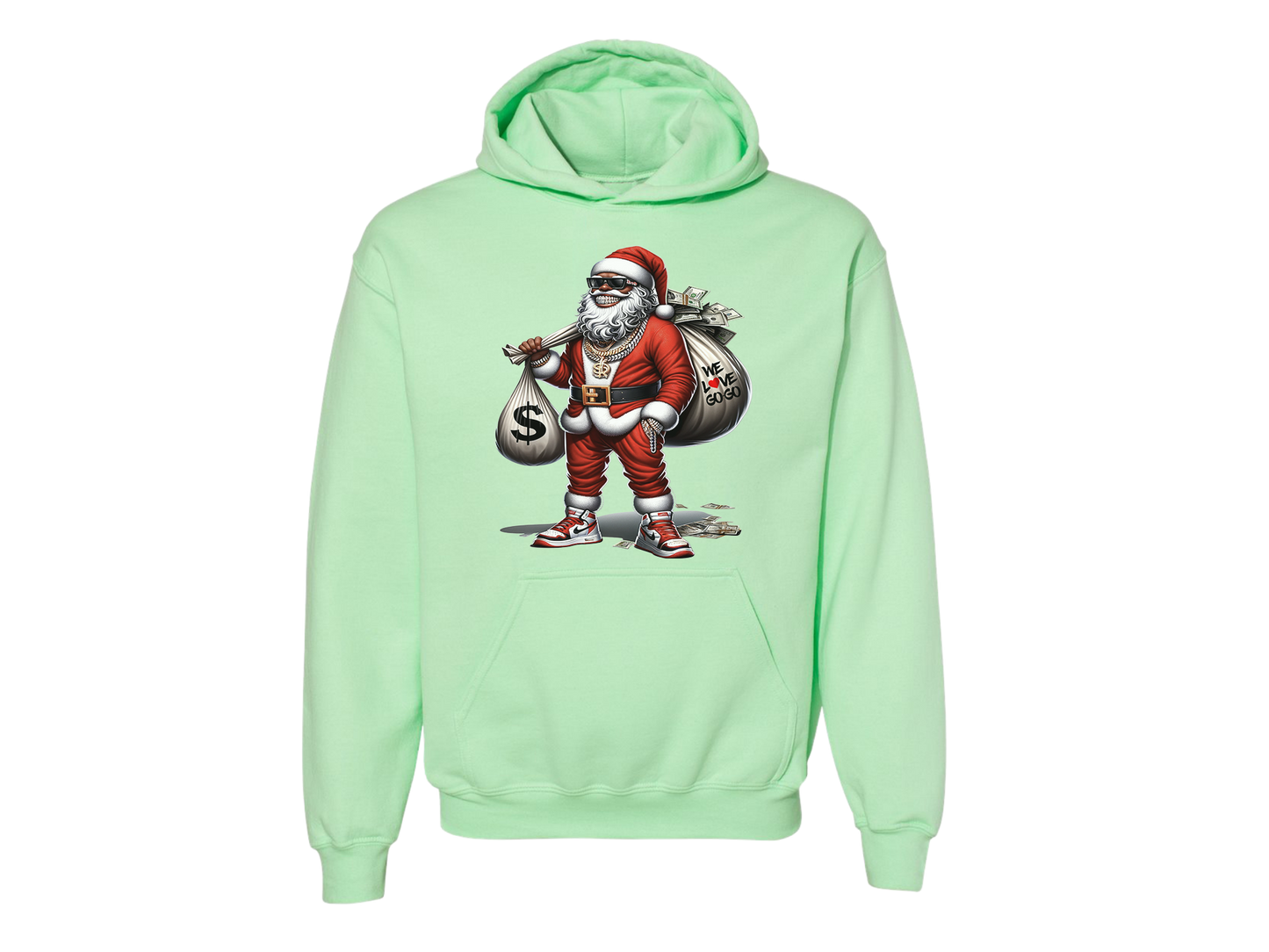 Money Bag Santa - Hoodie