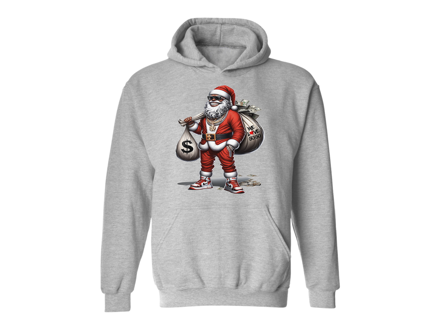 Money Bag Santa - Hoodie