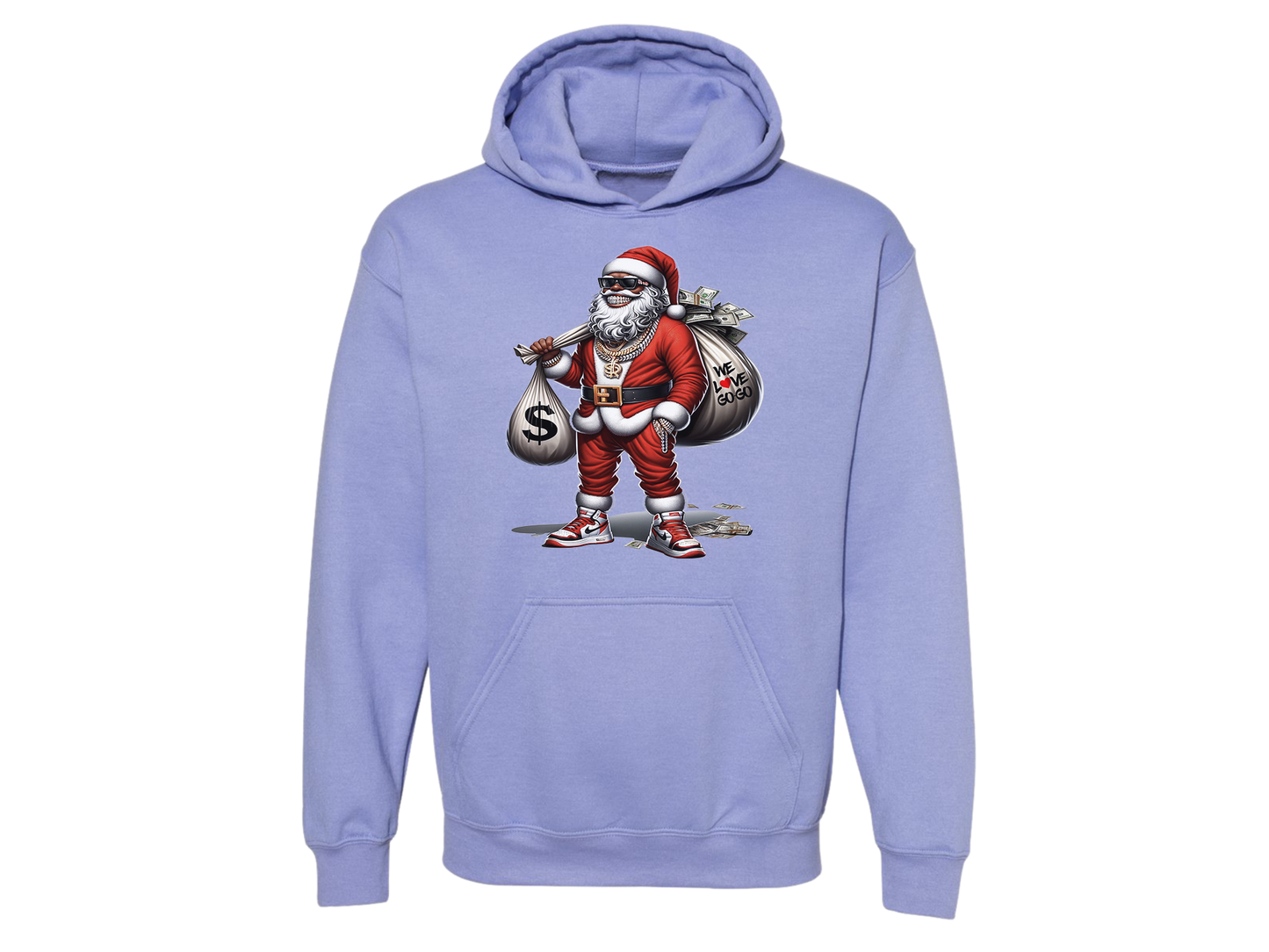 Money Bag Santa - Hoodie